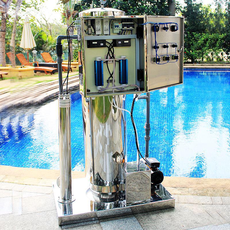 游泳池臭氧杀菌的行业应用